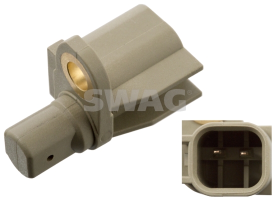 SWAG 55 10 3202 Sensor, wheel speed Rear Axle Left Rear Axle Right for VOLVO